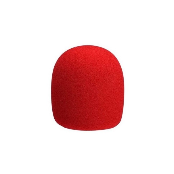 5 protectores de viento para micrófono K1601 rojo