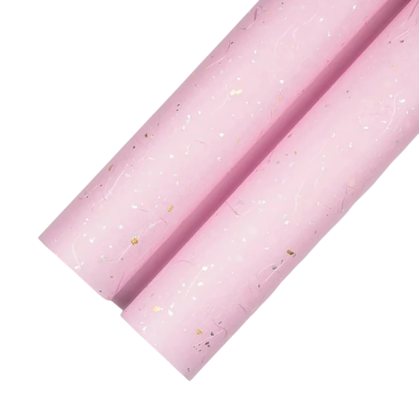 5 stuks Cadeau inpakpapier 60 x 60 cm Verschillende kleuren met eenvoudig motief Elegante papieren voor het inpakken van cadeaus, decoratie, DIY en creatief knutselen roze