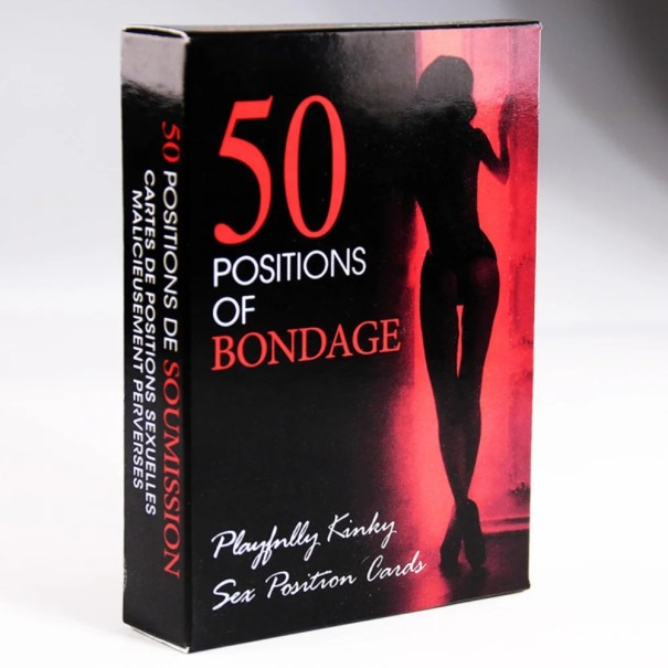 50 bondageposities - kaartspel om je seksleven te diversifiëren, Discrete verpakking 1