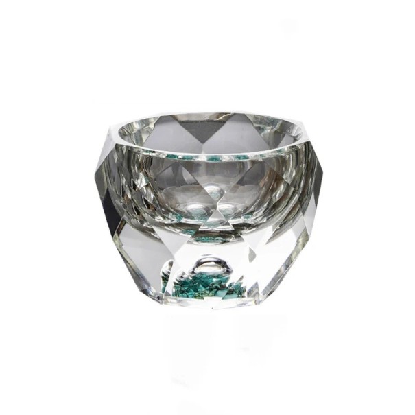 50 ml Crystal Glass Shot Glass Classic Shot Glass for Spirits Elegant Glass for Slivovitz and Liqueurs green
