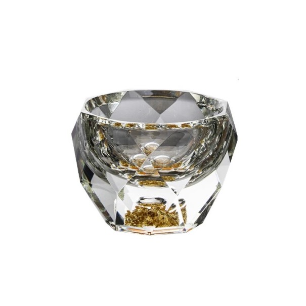 50 ml Kristallglas Schnapsbecher Klassischer Schnapsglas für Spirituosen elegante Gläser für Slivovice und Liköre golden