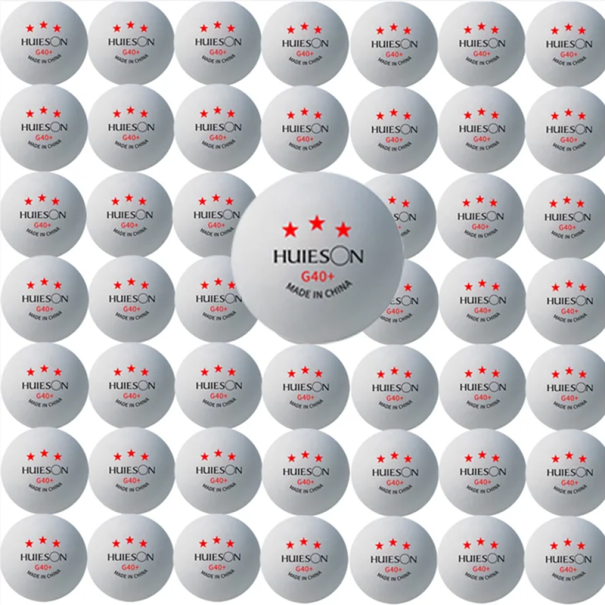 50 stuks pingpongballen 40 mm 2,8 g ABS kunststof Trainingsballen voor tafeltennis Professionele sportuitrusting Spelaccessoires wit