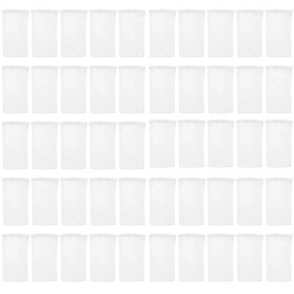 50 τμχ νάιλον καλτσών για skimmer 22x13 εκ. Φιλτραρισμένα καλύμματα για καλάθι πισίνας Προστασία φίλτρου Καθαρισμός νερού Μεγάλη συσκευασία 1