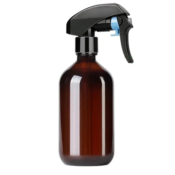 500 ml Plastic Water Spray Bottle with Mechanical Spray for Hairdressing and Plant Care brown