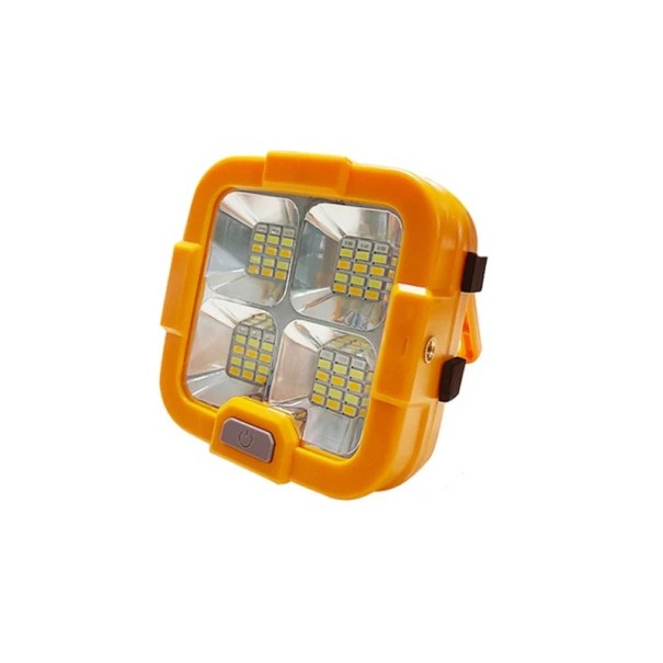 5000 LM USB dobíjací LED solárne záplavové svetlo 12500 mAh Prenosná kempingová pracovná lampa s magnetom Silné osvetlenie Opravy Stan 1