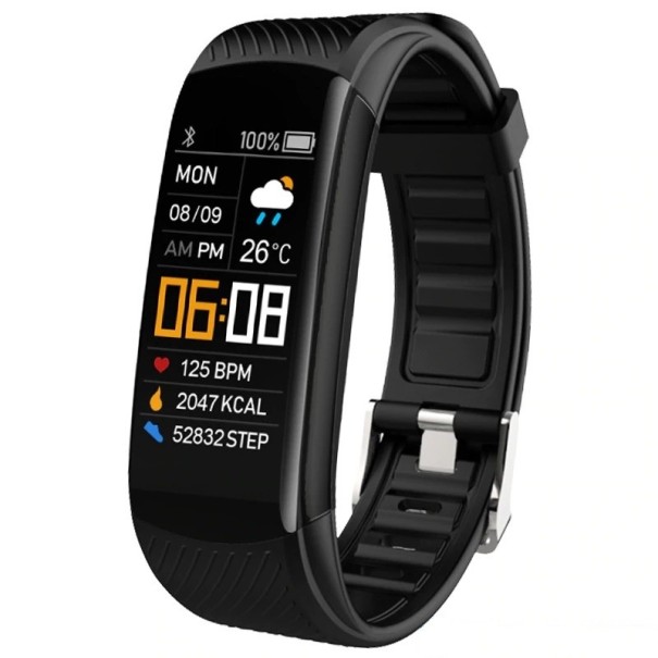 Chytré fitness hodinky K1214 černá