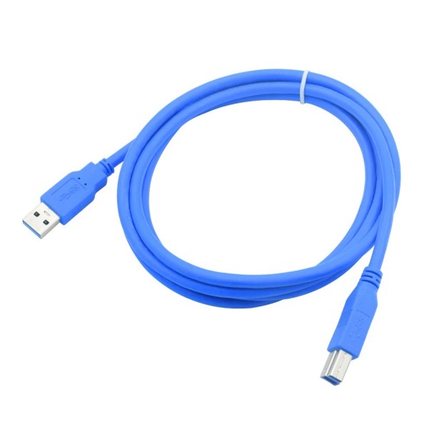 Kábel pre tlačiarne USB / USB-B M / M K1010 modrá 3 m