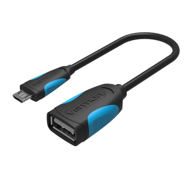 USB till Micro USB F/M-kabel 25 cm 1