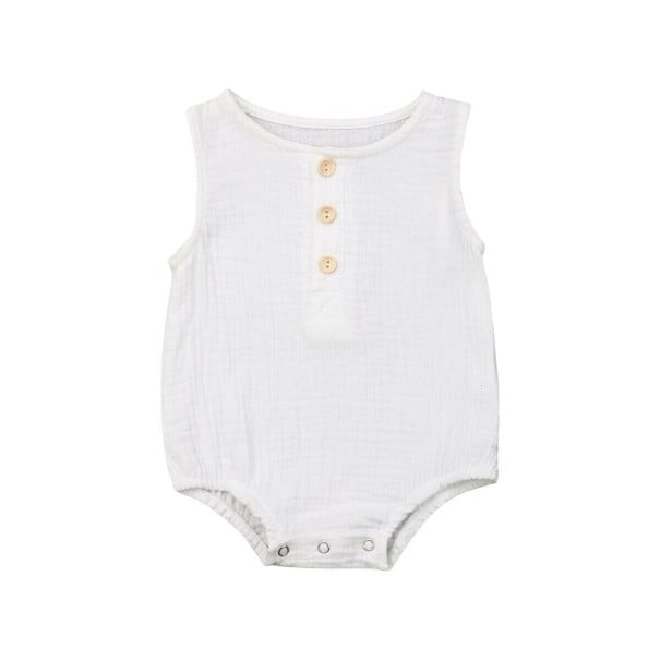 Dojčenské body N729 biela 6-12 mesiacov