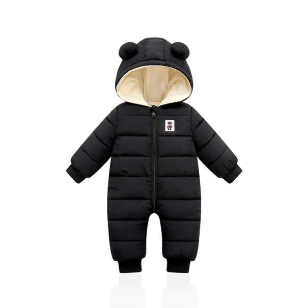 Mono de invierno para bebé T2556 negro 9-12 meses