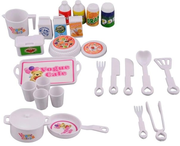Artykuły kuchenne dla Barbie 25 szt 1