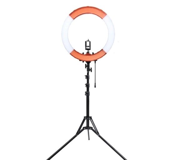 LED ringljus 48 cm med färgfilter 1