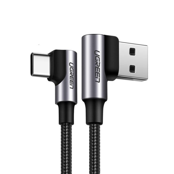 Lomený kábel USB / USB-C 1 m