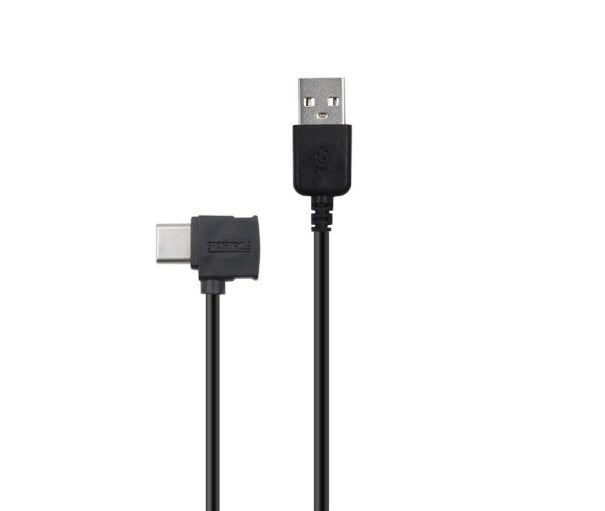 Vinklad USB till USB-C M/M anslutningskabel 35 cm 1