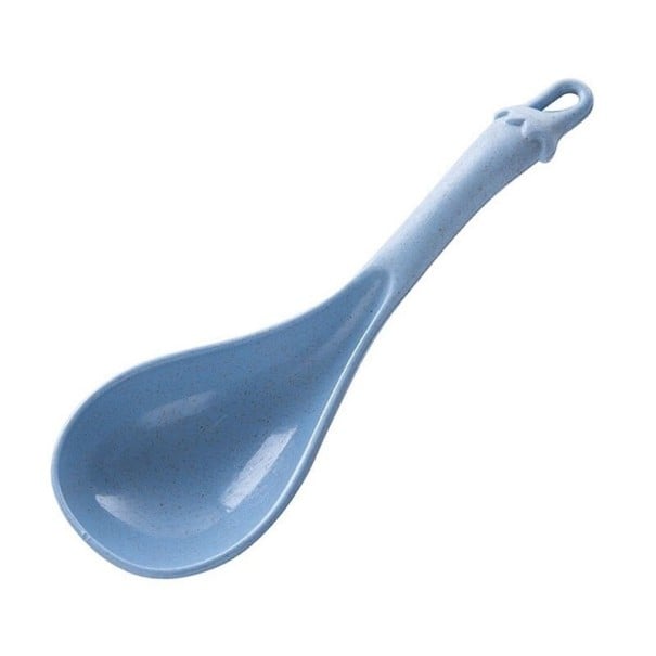 Cuchara sopera azul