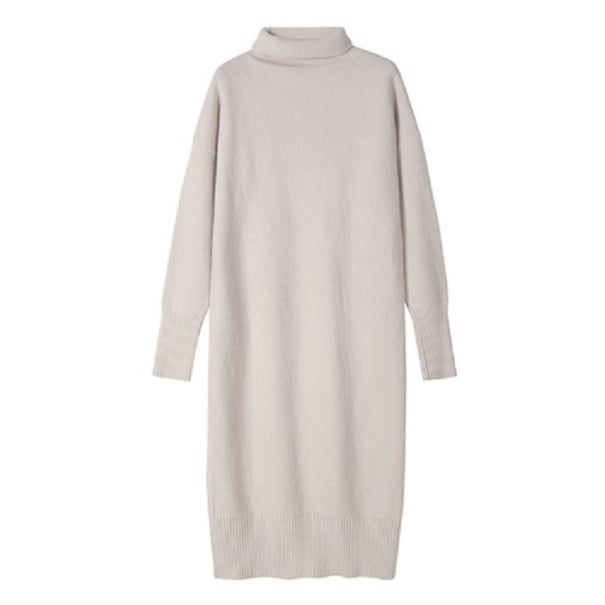 Vestido midi de cuello alto 1