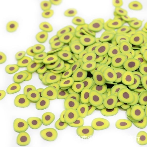 Mini avokado för slime 1