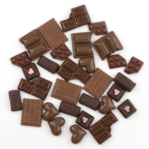 Mini choklad dekorationer 30 st 1