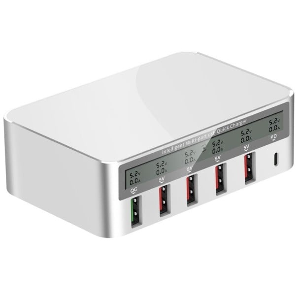 6-ports snabbladdningsstation 1