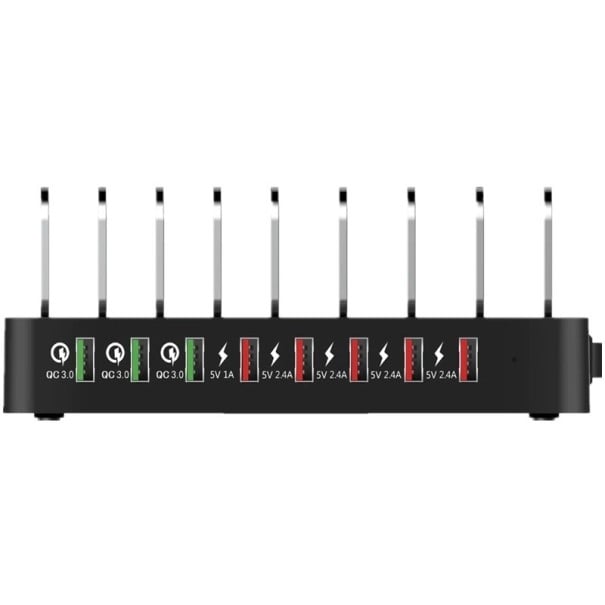Töltőállvány 8 USB port 2