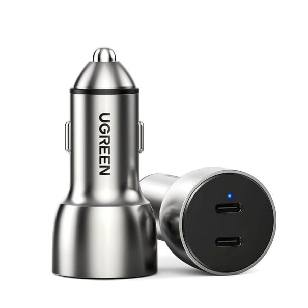 Dubbel USB-C billaddare 1