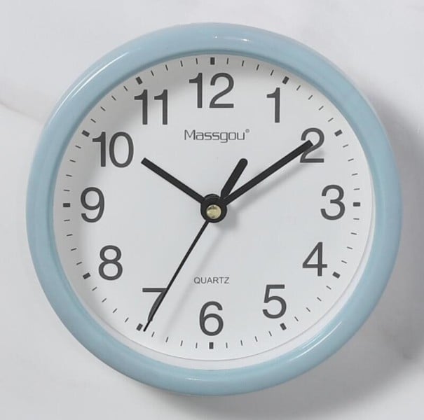Horloge murale G1804 bleu clair