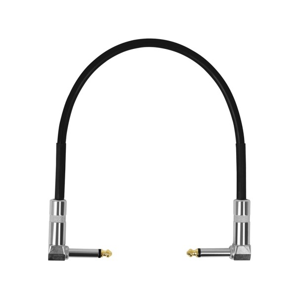 6.35 mm Pedal Cable 15 cm Connecting Patch Cable for Guitar Effects Quality Audio Cable with Angled Connectors Low Noise 1