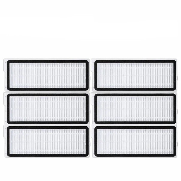 6 bucăți de filtre HEPA de schimb 110 x 42 mm pentru aspiratorul robot Prach filtrul particule fine Accesorii de schimb pentru aer curat 1