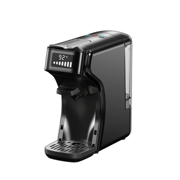 6-in-1 Universal Capsule Coffee Machine for DG NS E.S.E. and KCUP Capsules with Ground Coffee and Tea Options Adjustable Temperature and Volume 3 kg black