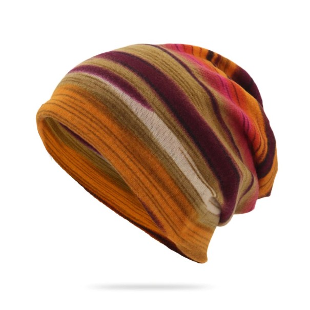 Sombrero de rayas para hombre J2612 naranja