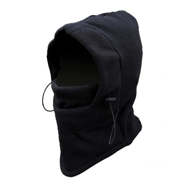 Pasamontañas de invierno para hombre negro