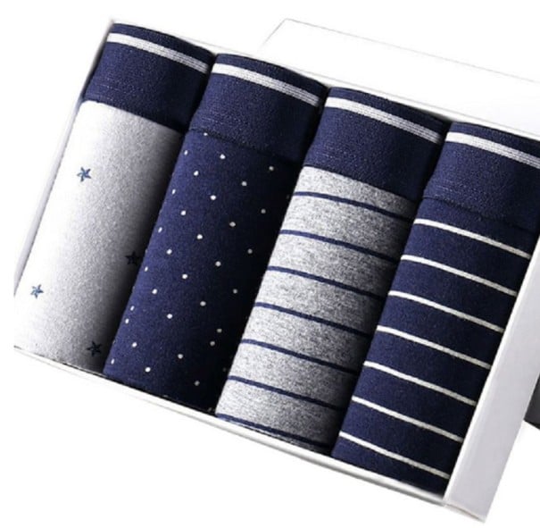 Herrboxershorts - 4 stycken L 2