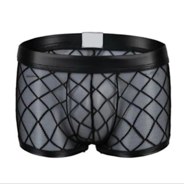 Boxershorts i transparent mesh för män L