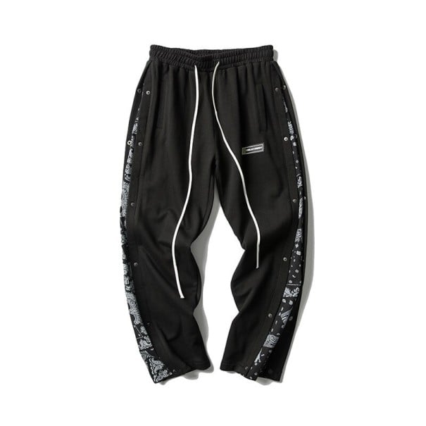 Pantalons de jogging pour hommes F1667 noir XS