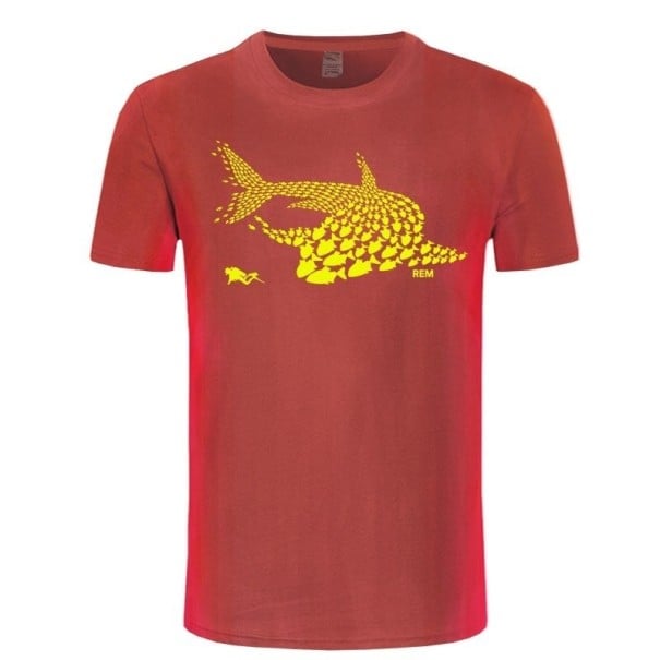 Haj-t-shirt för män T2231 S 26