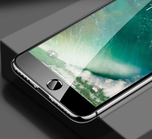 6D iPhone XR beschermglas zwart