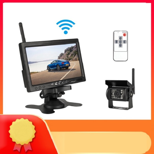 7&quot; LCD-skärm med bakre kamera
