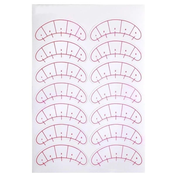 70 pcs Autocollants pour les yeux pour l'extension de cils Tapis autocollants de cartographie pour cils Bandes de protection jetables pour stylistes 1