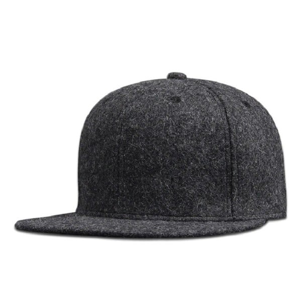 Snapback herr T264 mörkgrå 58 cm