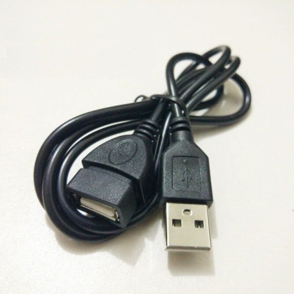 USB 2.0 F/M förlängningskabel K1009 1 m