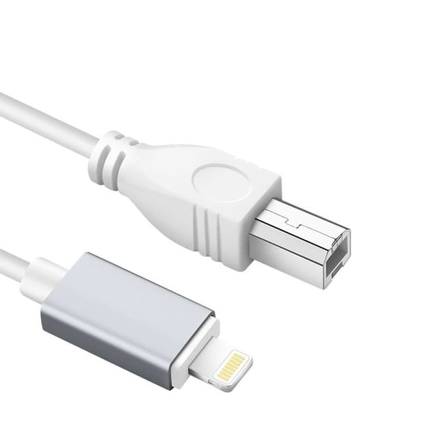 Lightning till USB-B M/M anslutningskabel 1 m 1