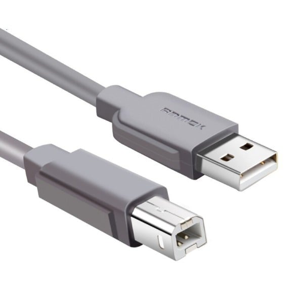 USB 2.0 till USB-B anslutningskabel för M/M skrivare K1028 1,5 m