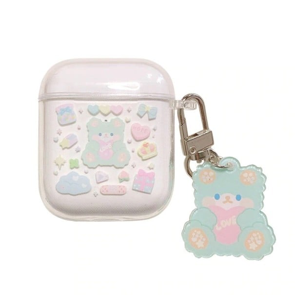 Transparent skal för Apple Airpods fodral 1