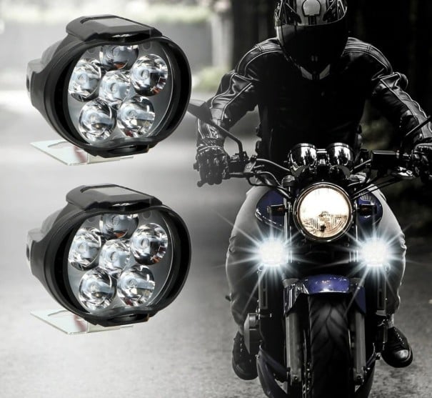 Moottoripyörän LED-etuvalo 2 kpl 1
