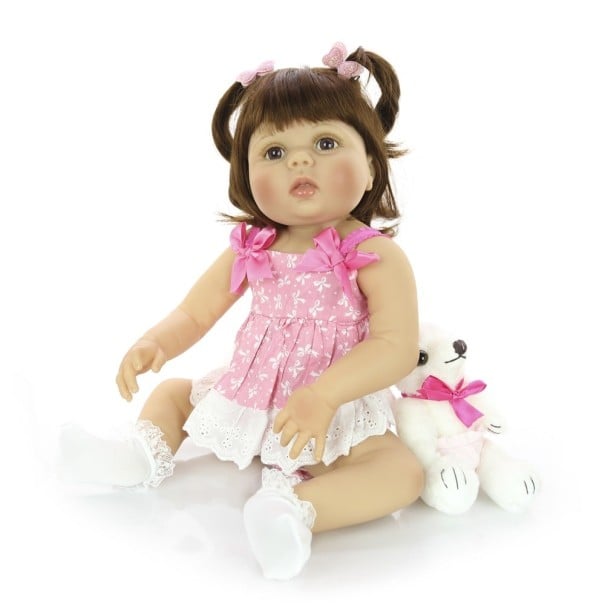 Realistinen nukke asusteilla 57 cm 1