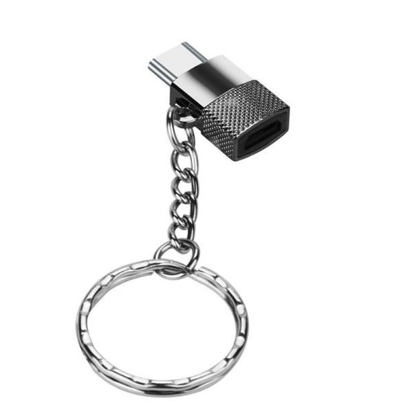 Adapter USB-C na Micro USB K107 czarny