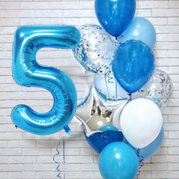Set van 12 verjaardagsballonnen 5