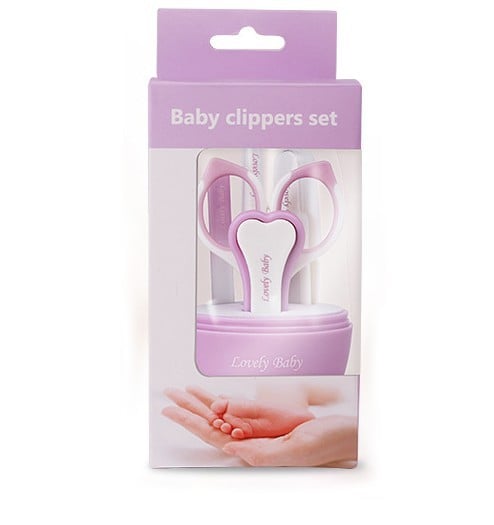 Babyvårdsset - 5 st lila