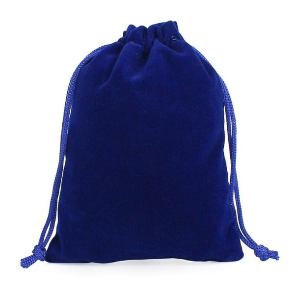 Bolsa de regalo de terciopelo 50 uds. azul oscuro S