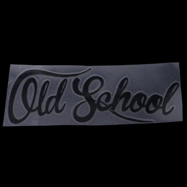 Old School Bildekal svart